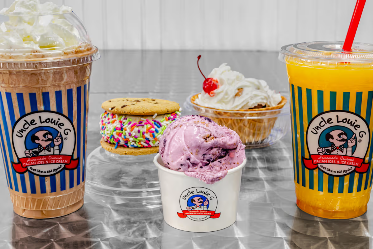 Uncle Louie G's treats lineup